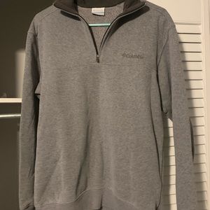 Grey Quarterzip Columbia Pullover